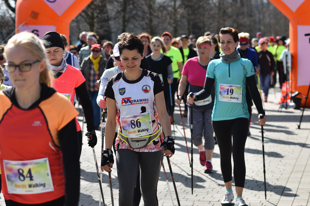 W parku odbyły się mistrzostwa Legnicy w nordic walking