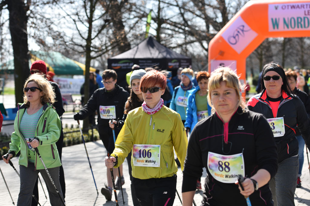 W parku odbyły się mistrzostwa Legnicy w nordic walking