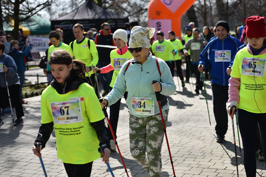 W parku odbyły się mistrzostwa Legnicy w nordic walking