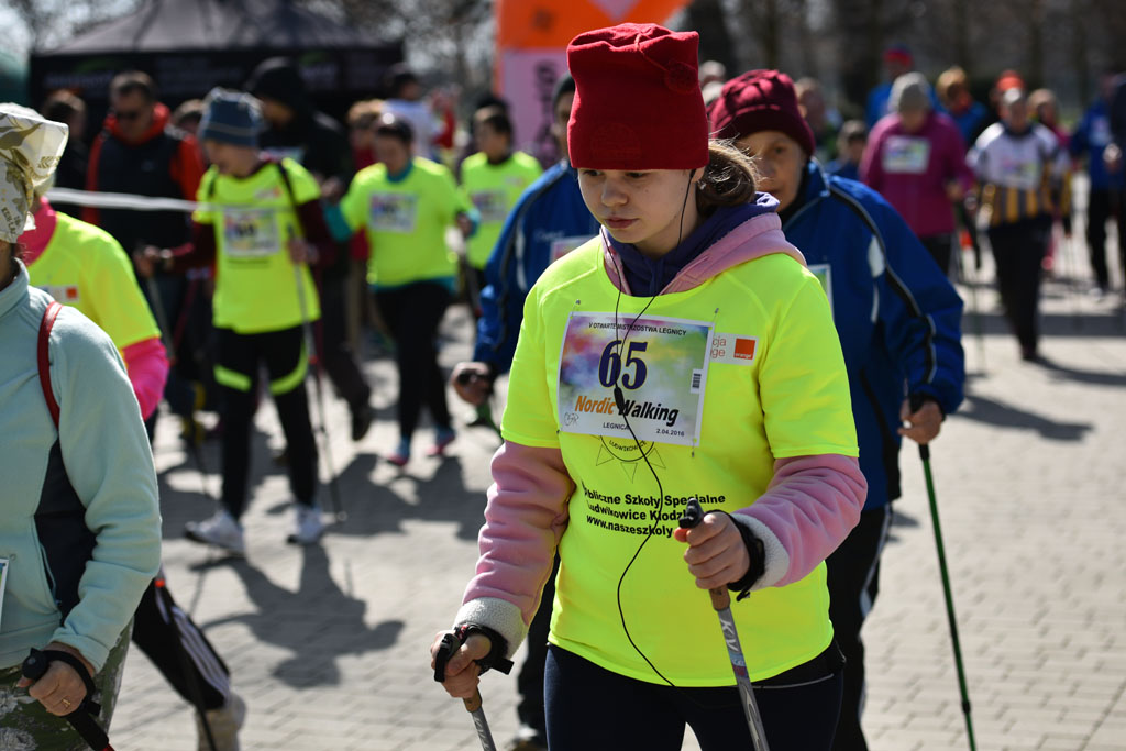 W parku odbyły się mistrzostwa Legnicy w nordic walking
