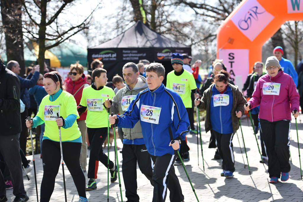 W parku odbyły się mistrzostwa Legnicy w nordic walking