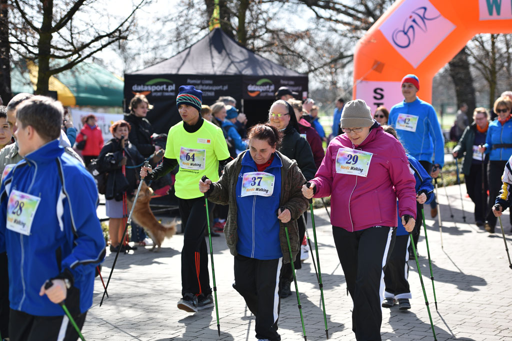 W parku odbyły się mistrzostwa Legnicy w nordic walking