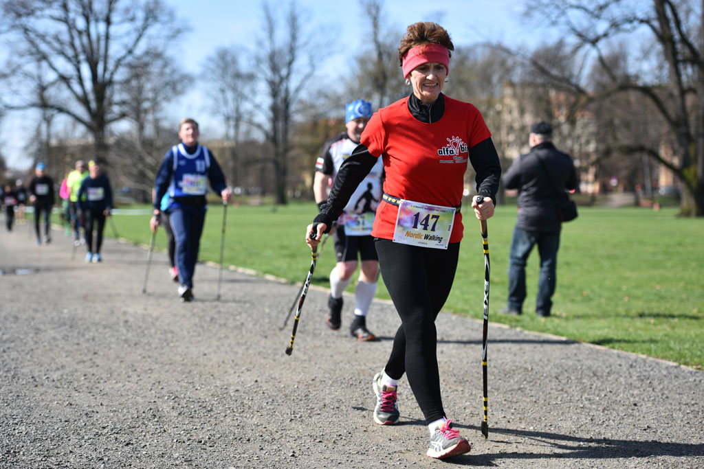 W parku odbyły się mistrzostwa Legnicy w nordic walking