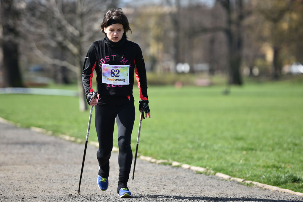 W parku odbyły się mistrzostwa Legnicy w nordic walking