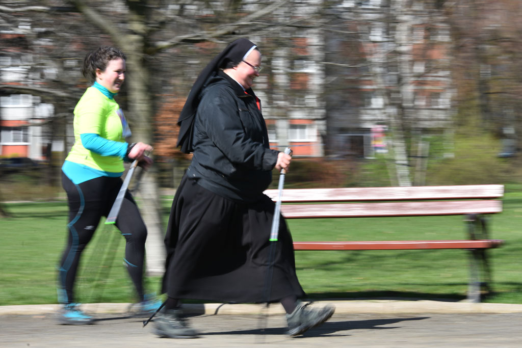 W parku odbyły się mistrzostwa Legnicy w nordic walking
