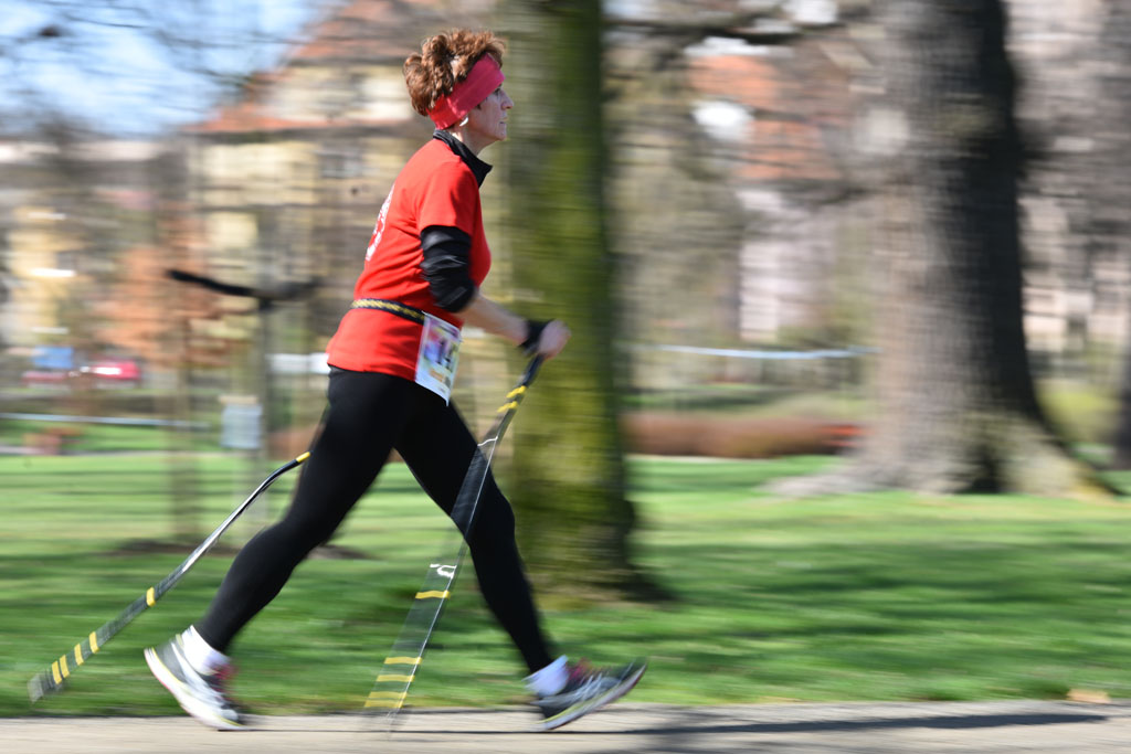 W parku odbyły się mistrzostwa Legnicy w nordic walking