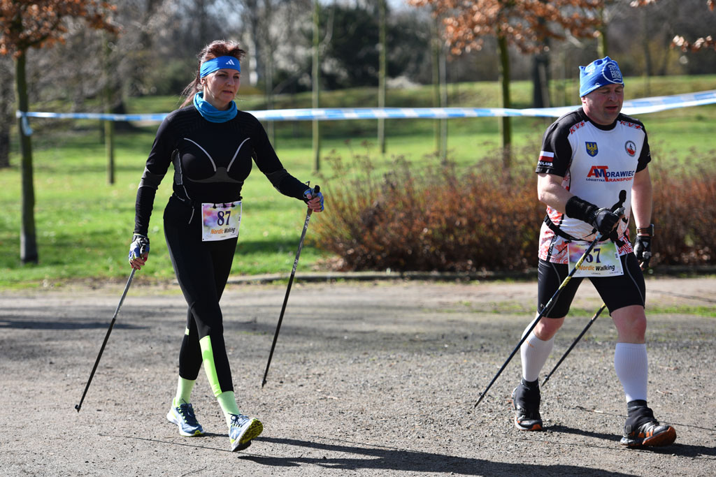 W parku odbyły się mistrzostwa Legnicy w nordic walking