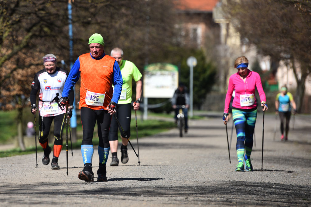 W parku odbyły się mistrzostwa Legnicy w nordic walking