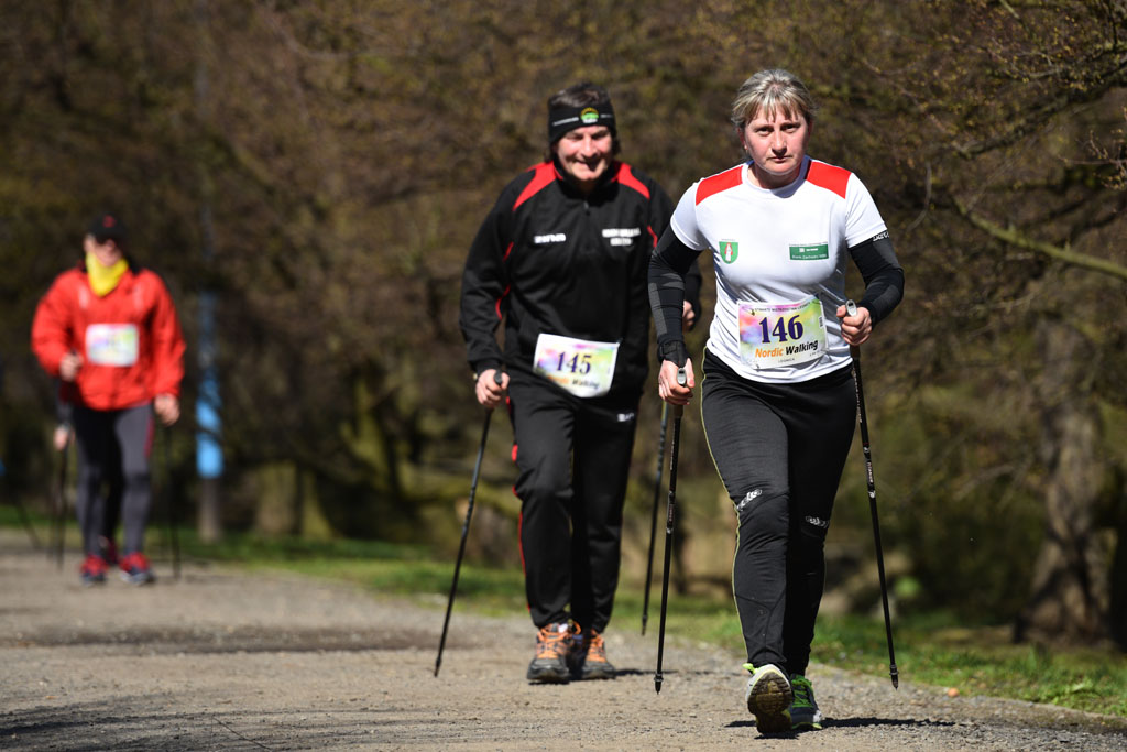 W parku odbyły się mistrzostwa Legnicy w nordic walking