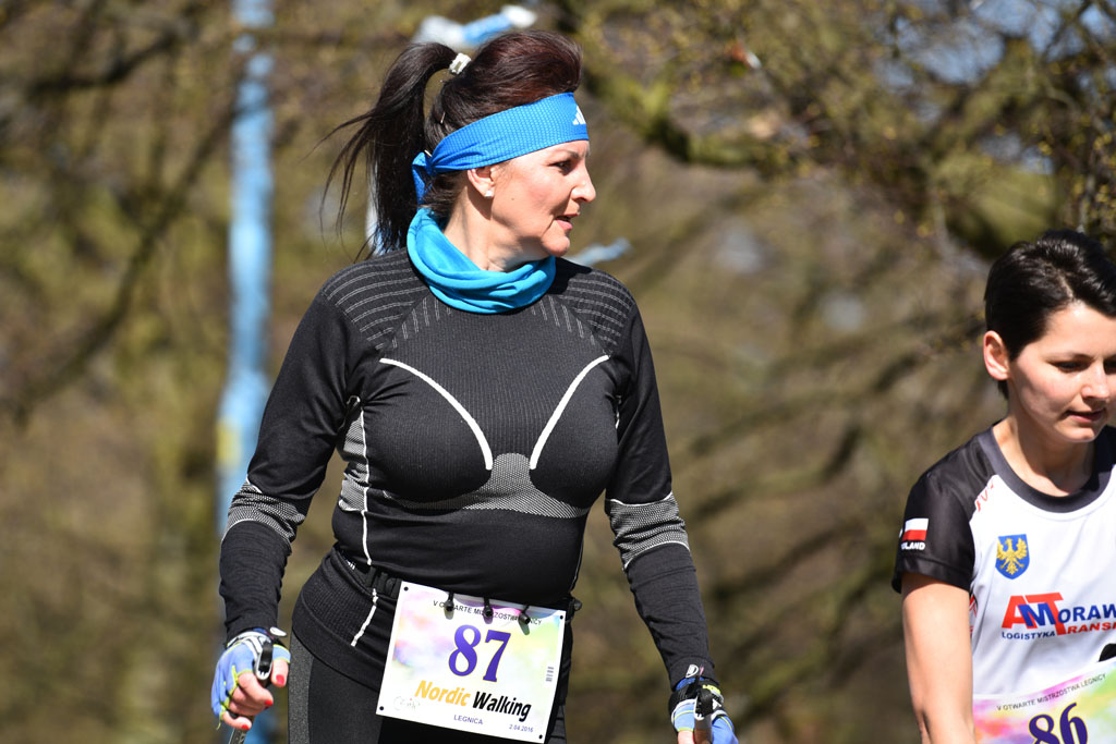 W parku odbyły się mistrzostwa Legnicy w nordic walking