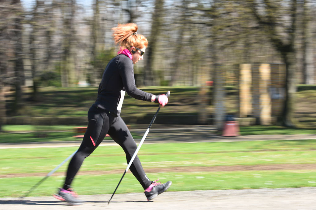W parku odbyły się mistrzostwa Legnicy w nordic walking