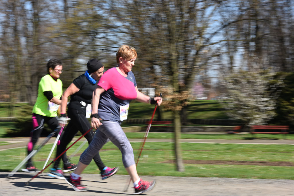 W parku odbyły się mistrzostwa Legnicy w nordic walking
