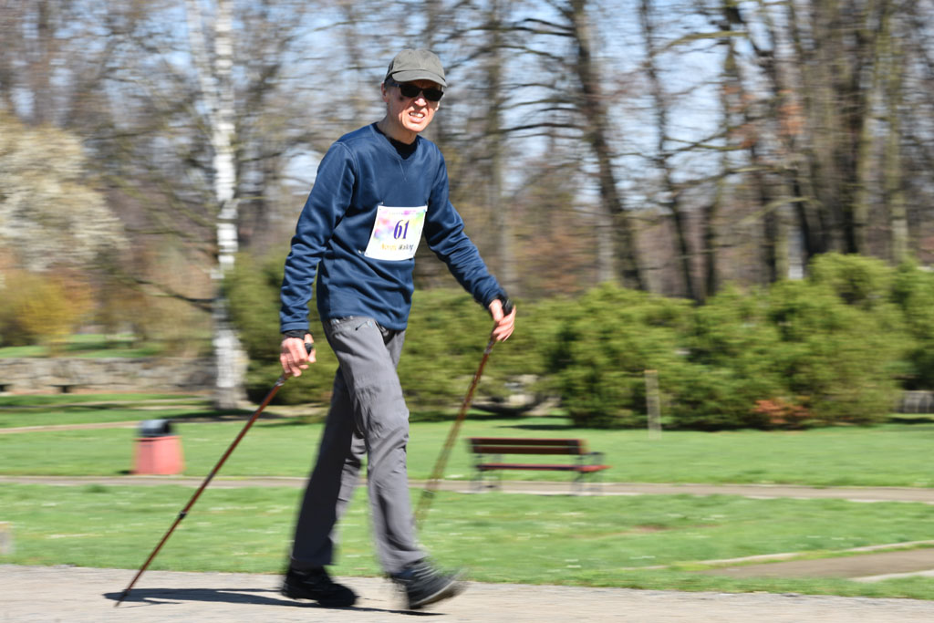 W parku odbyły się mistrzostwa Legnicy w nordic walking