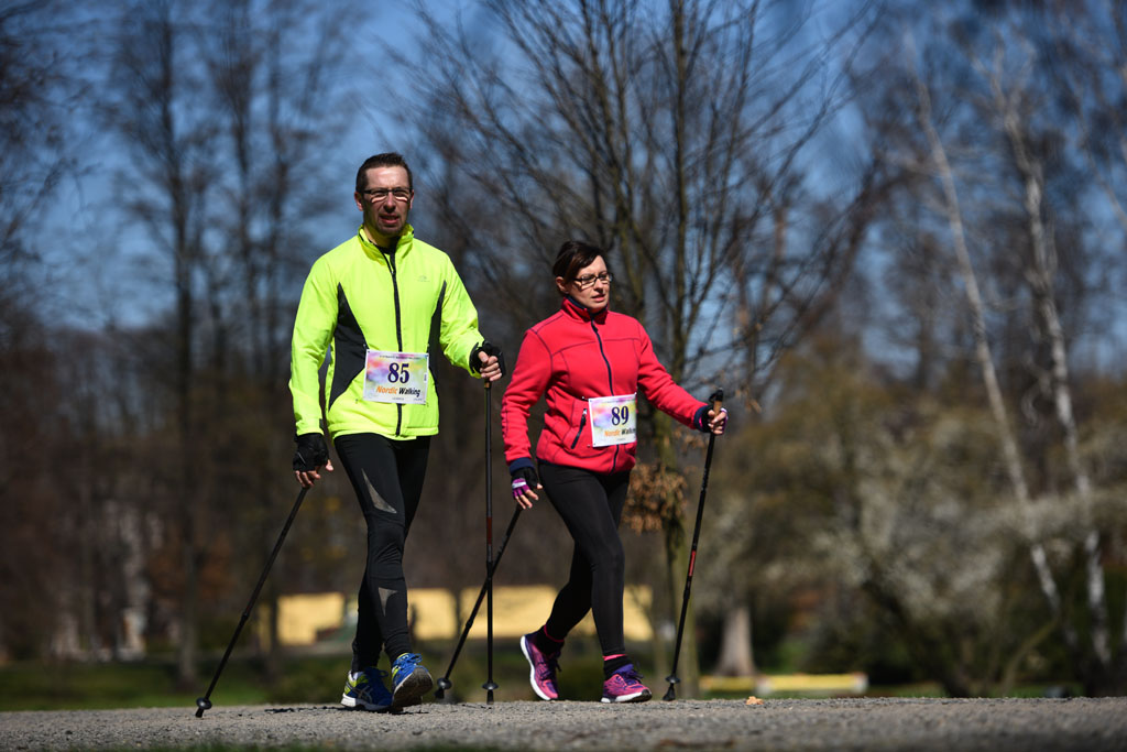 W parku odbyły się mistrzostwa Legnicy w nordic walking