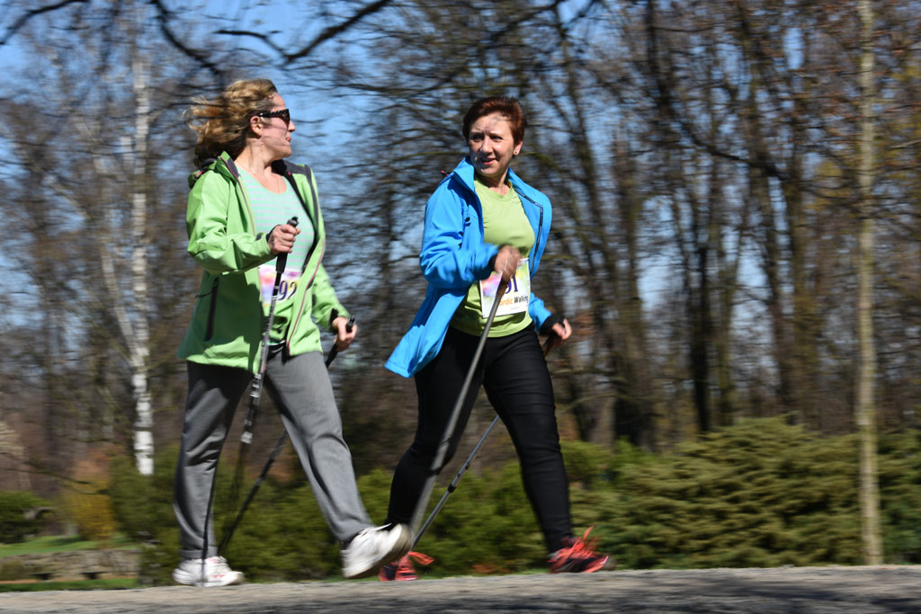 W parku odbyły się mistrzostwa Legnicy w nordic walking