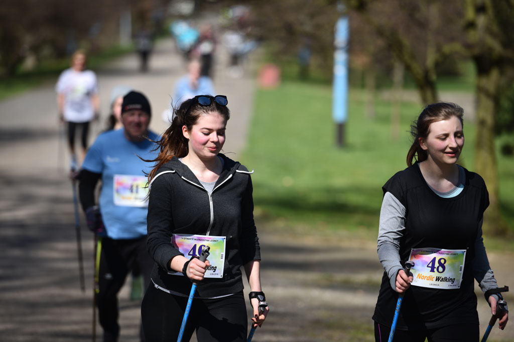 W parku odbyły się mistrzostwa Legnicy w nordic walking