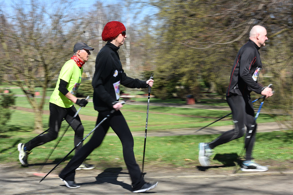 W parku odbyły się mistrzostwa Legnicy w nordic walking