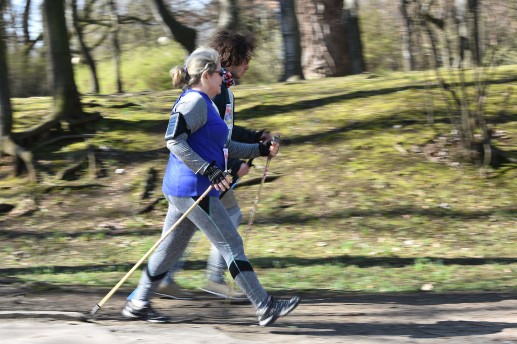 W parku odbyły się mistrzostwa Legnicy w nordic walking
