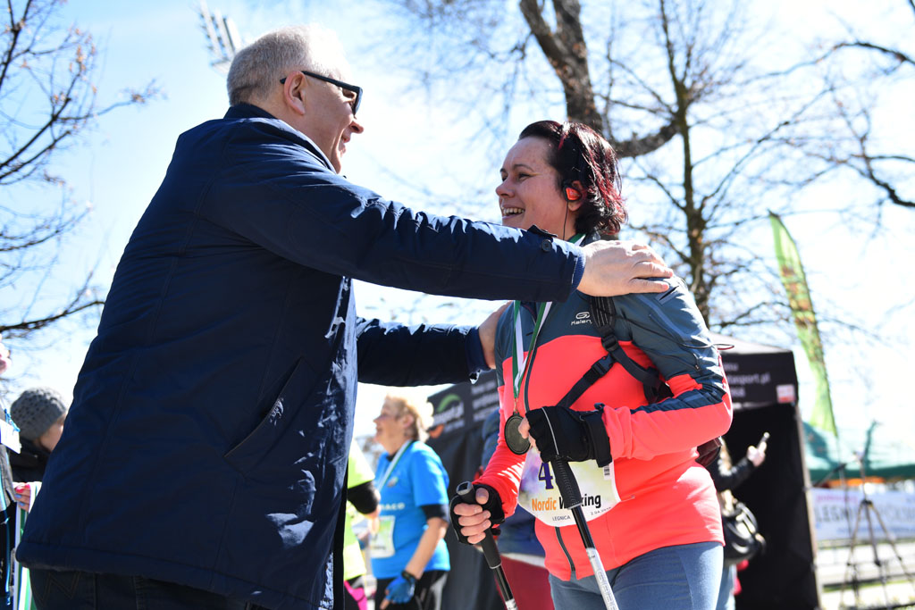 W parku odbyły się mistrzostwa Legnicy w nordic walking