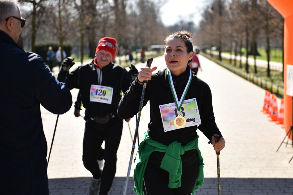 W parku odbyły się mistrzostwa Legnicy w nordic walking