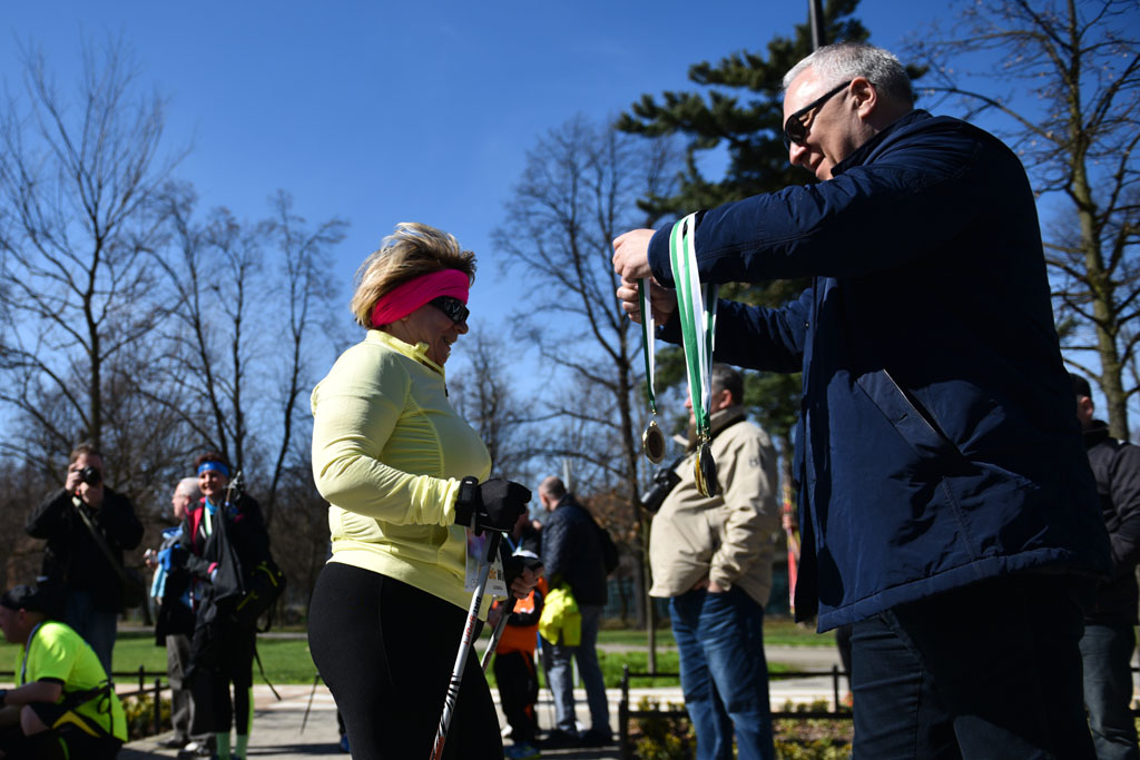 W parku odbyły się mistrzostwa Legnicy w nordic walking