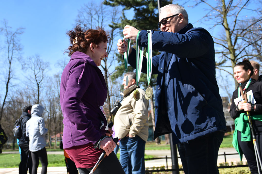 W parku odbyły się mistrzostwa Legnicy w nordic walking