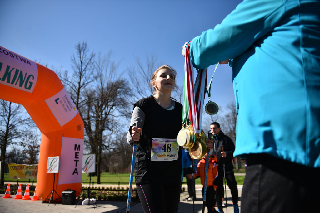 W parku odbyły się mistrzostwa Legnicy w nordic walking