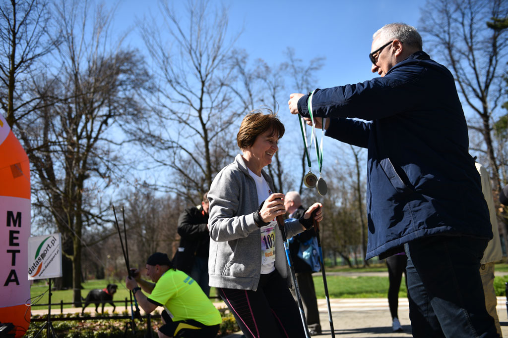 W parku odbyły się mistrzostwa Legnicy w nordic walking