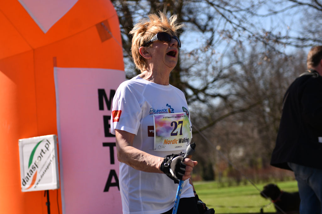 W parku odbyły się mistrzostwa Legnicy w nordic walking