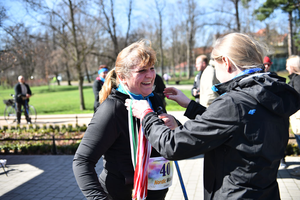 W parku odbyły się mistrzostwa Legnicy w nordic walking