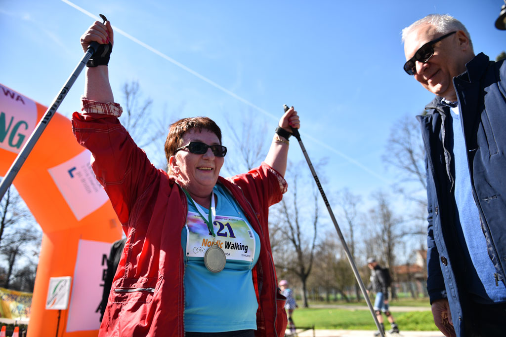 W parku odbyły się mistrzostwa Legnicy w nordic walking