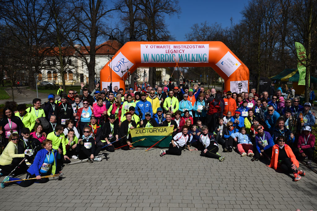 W parku odbyły się mistrzostwa Legnicy w nordic walking