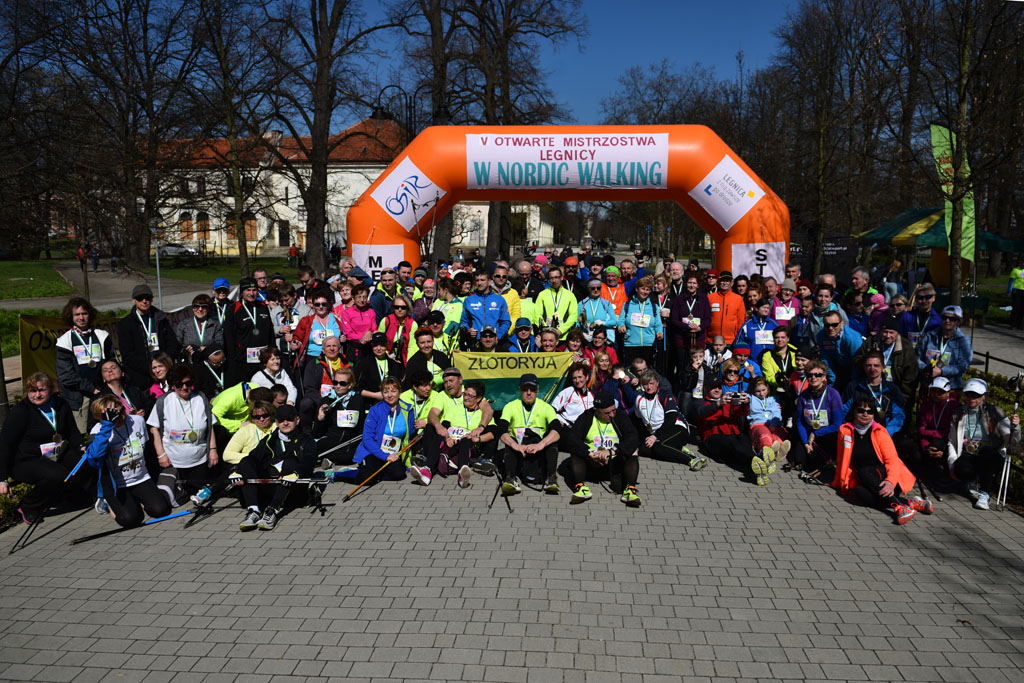 W parku odbyły się mistrzostwa Legnicy w nordic walking