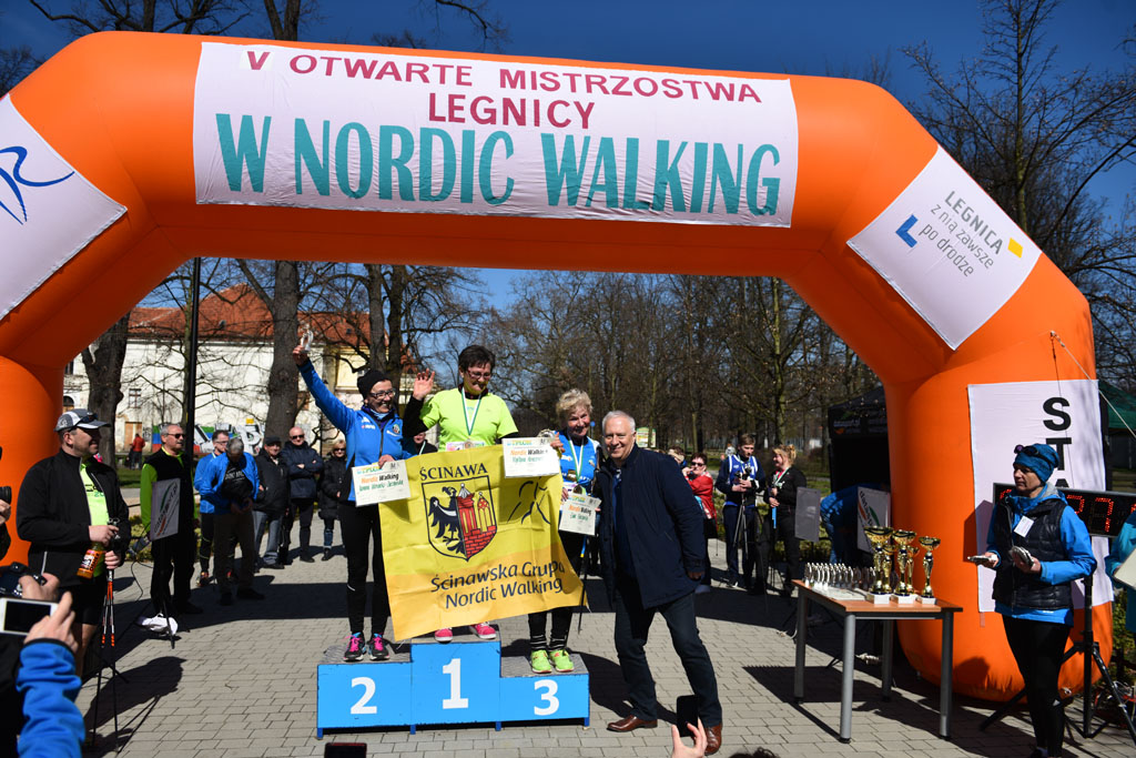 W parku odbyły się mistrzostwa Legnicy w nordic walking