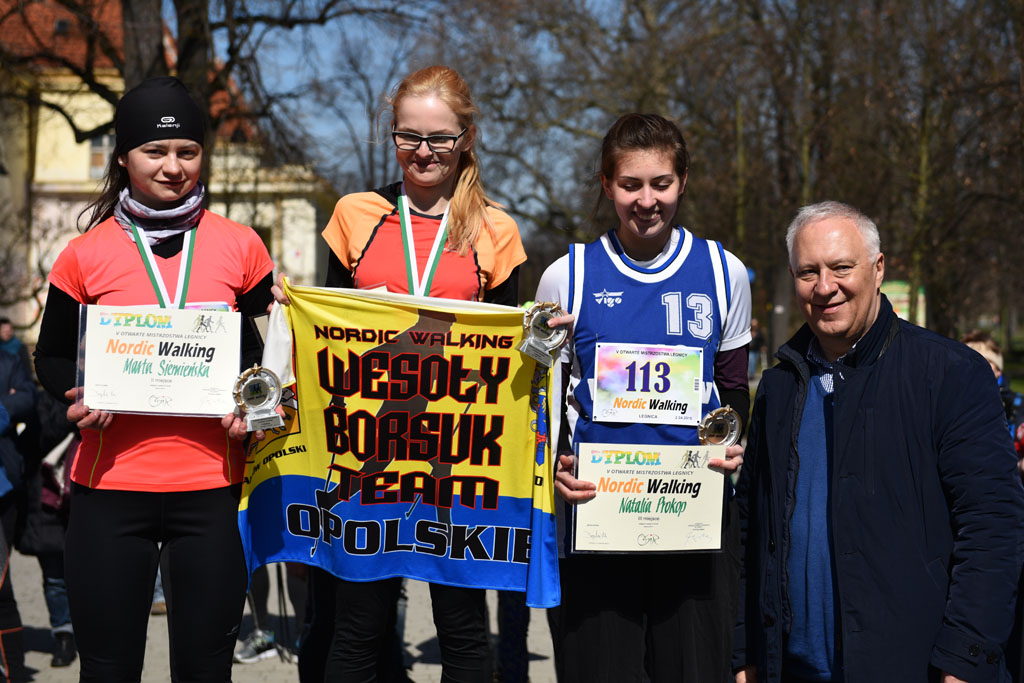 W parku odbyły się mistrzostwa Legnicy w nordic walking