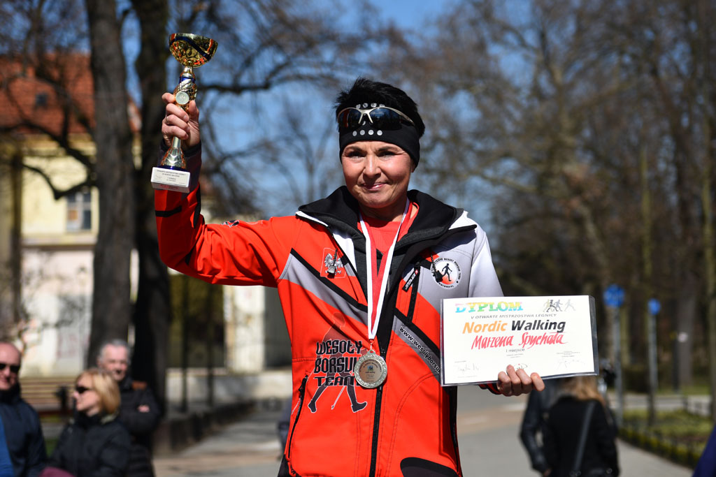 W parku odbyły się mistrzostwa Legnicy w nordic walking