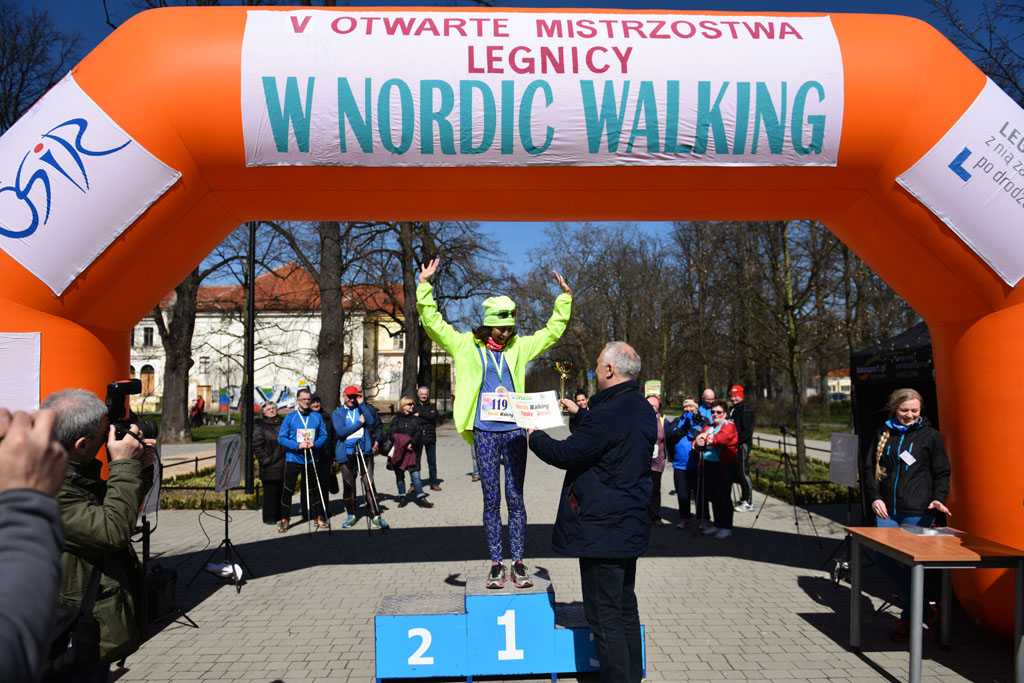 W parku odbyły się mistrzostwa Legnicy w nordic walking