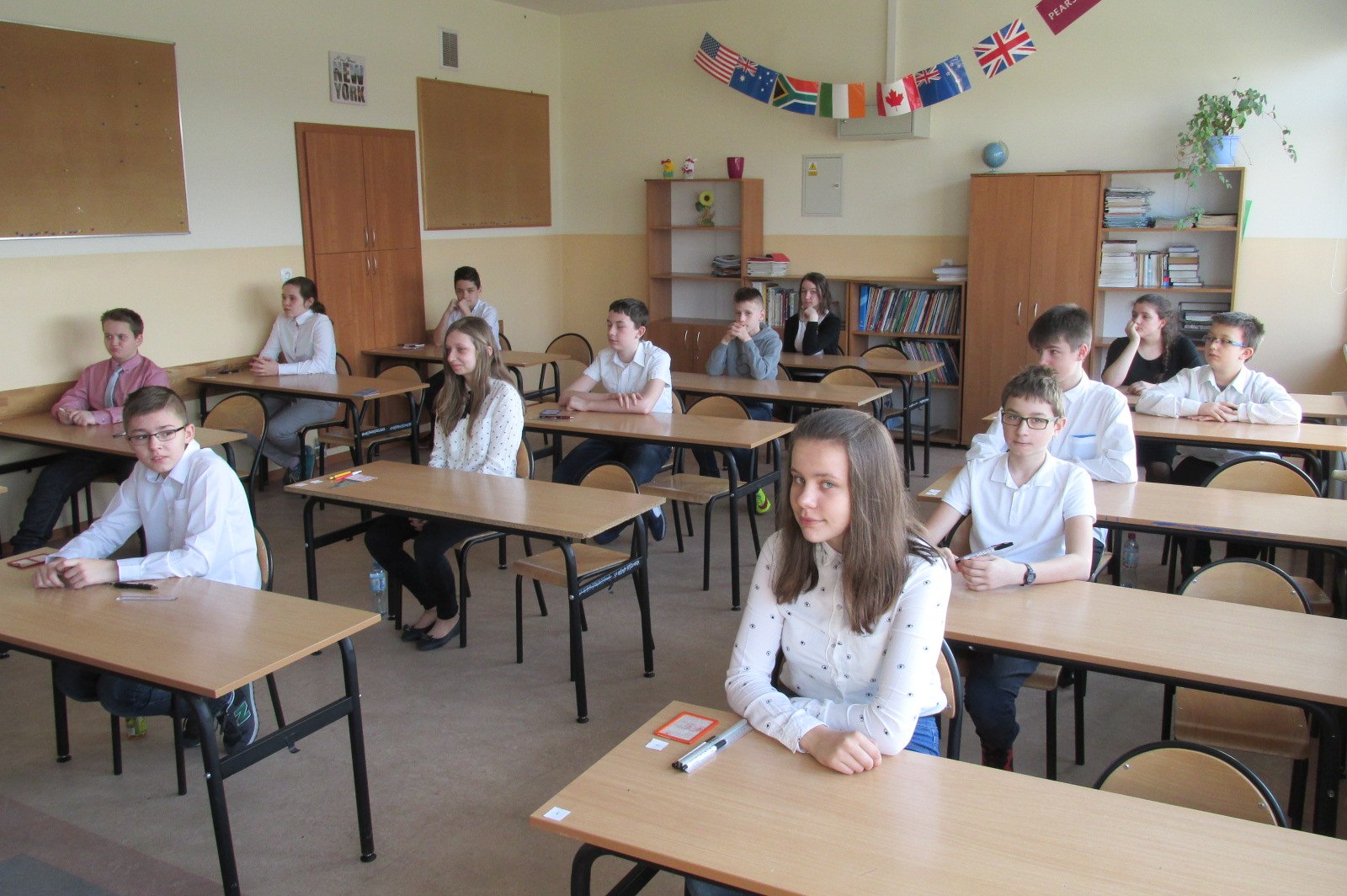 Szóstoklasiści ze Szkoły Podstawowej nr 18 pisali egzamin
