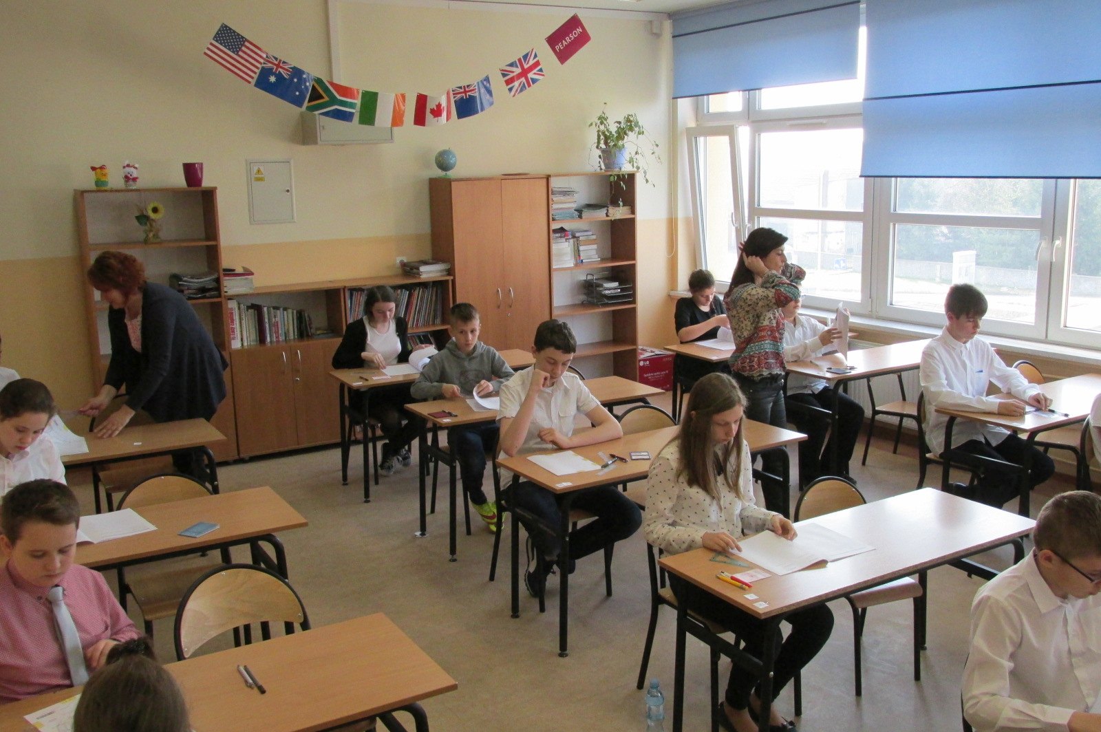 Szóstoklasiści ze Szkoły Podstawowej nr 18 pisali egzamin
