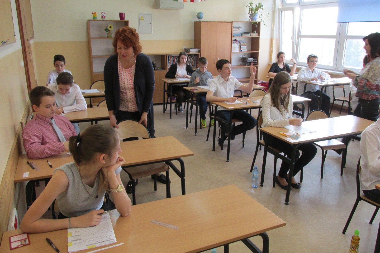 Szóstoklasiści ze Szkoły Podstawowej nr 18 pisali egzamin
