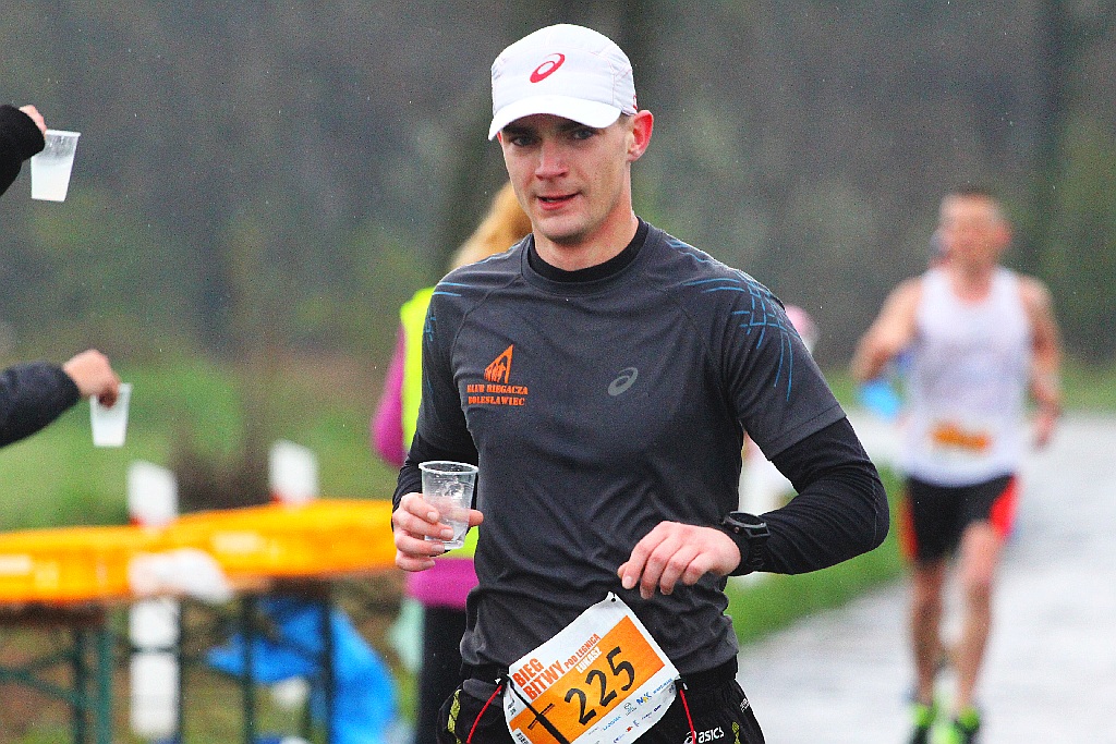 Czternasty kilometr półmaratonu szlakiem Bitwy pod Legnicą