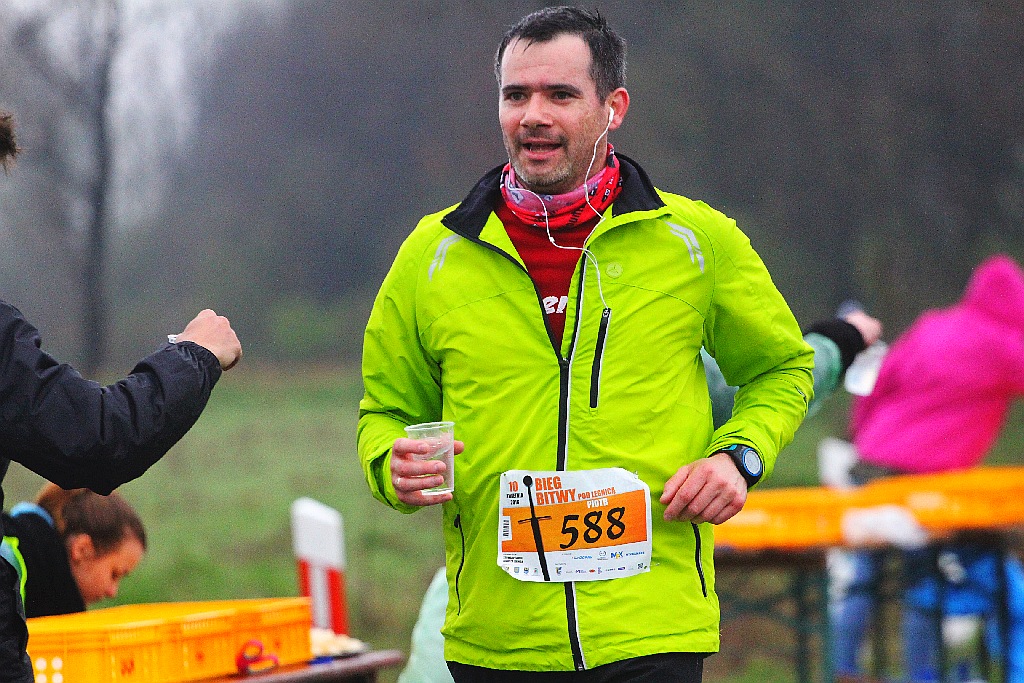 Czternasty kilometr półmaratonu szlakiem Bitwy pod Legnicą