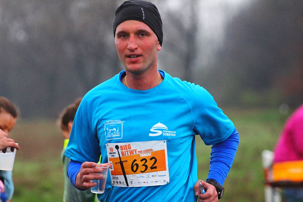 Czternasty kilometr półmaratonu szlakiem Bitwy pod Legnicą