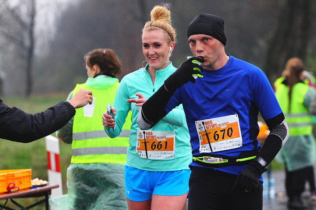 Czternasty kilometr półmaratonu szlakiem Bitwy pod Legnicą
