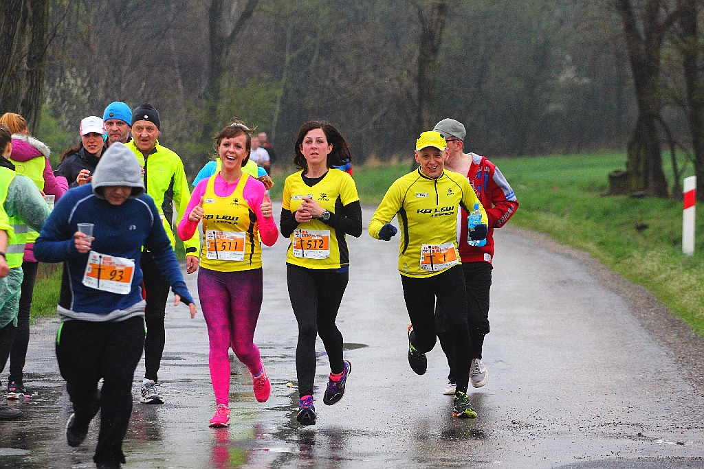Czternasty kilometr półmaratonu szlakiem Bitwy pod Legnicą