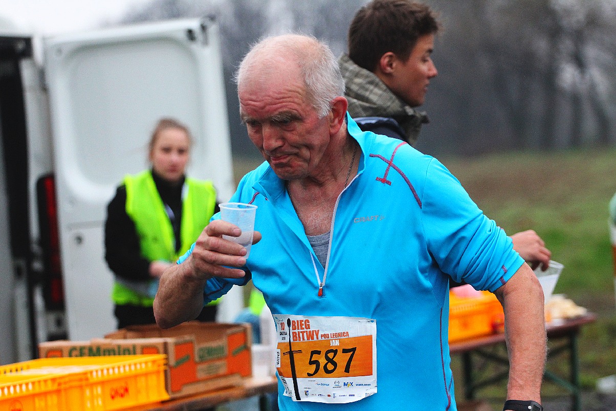 Czternasty kilometr półmaratonu szlakiem Bitwy pod Legnicą