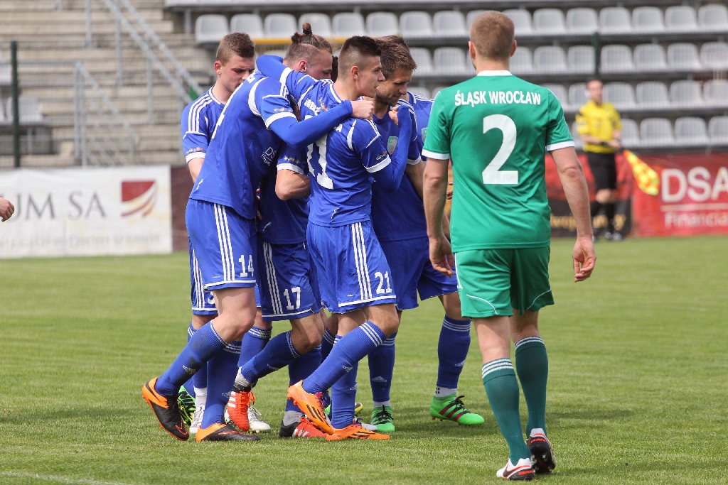 Piłkarze Miedzi II lepsi od drugiego Śląska Wrocław