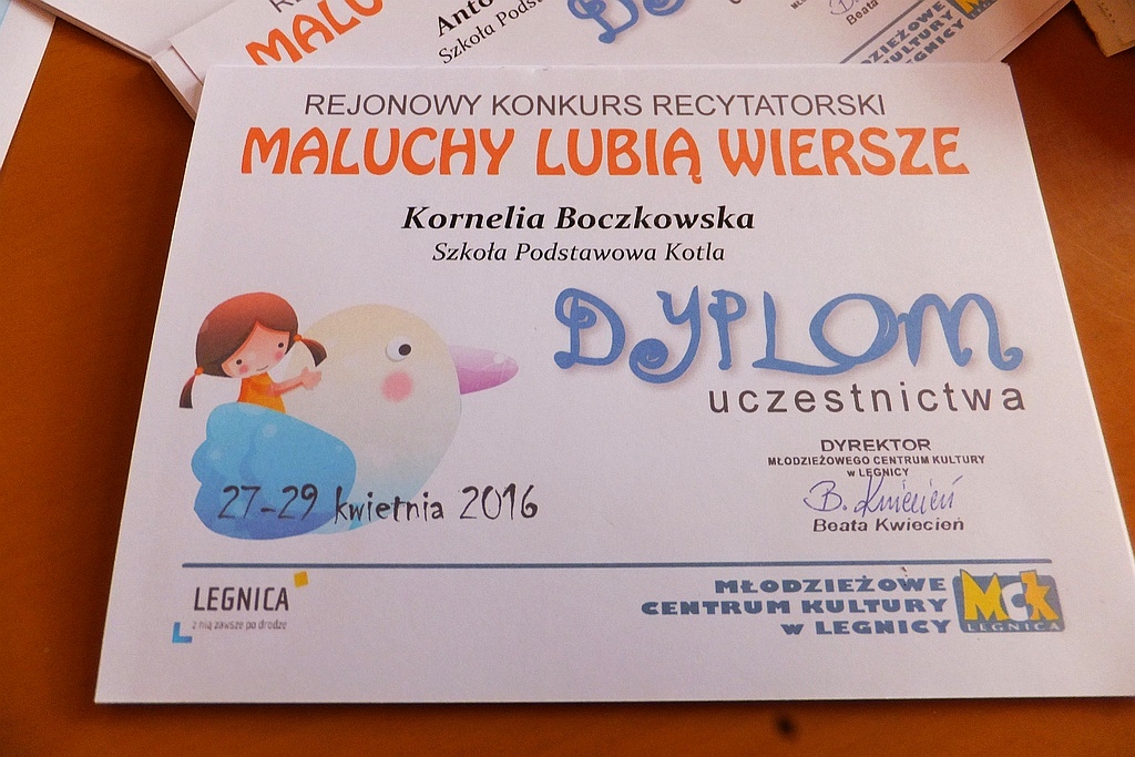 W MCK trwa konkurs recytatorski „Maluchy lubią wiersze”
