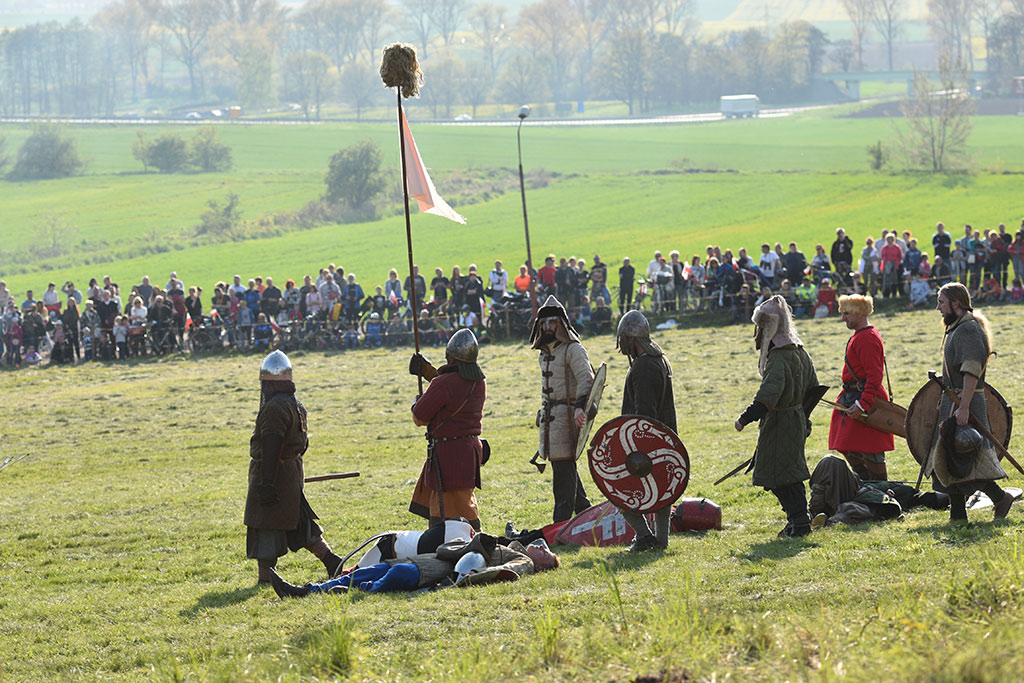 Rekonstrukcja bitwy pod Legnicą na gniewomierskich polach