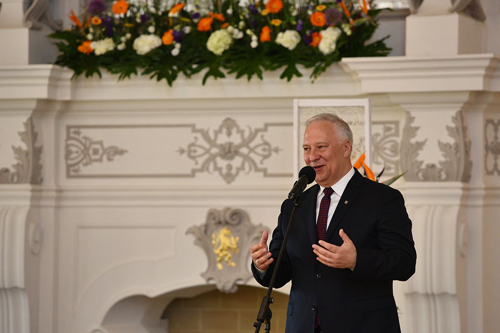 Prezydent podziękował remontującym Akademię Rycerską